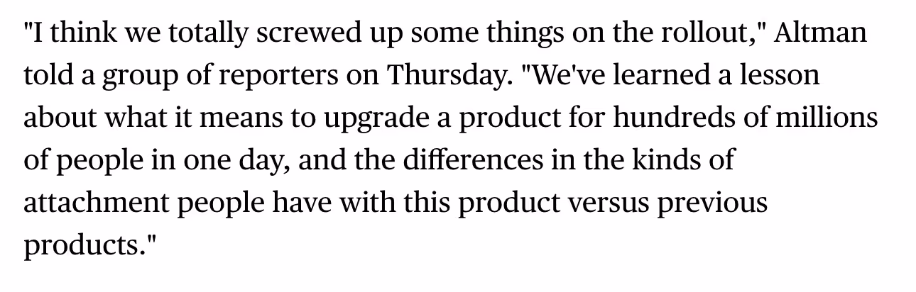 Chubby♨️ on X: "Regardless of whether GPT-5 meets expectations or not, it  has become quite clear that routing and simultaneously deleting model  selectors has proven to be incorrect and problematic. On the