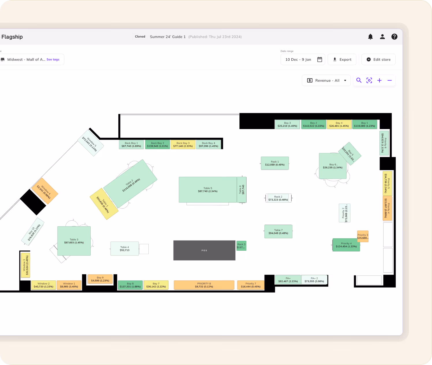 A screen shot of a clothing store.