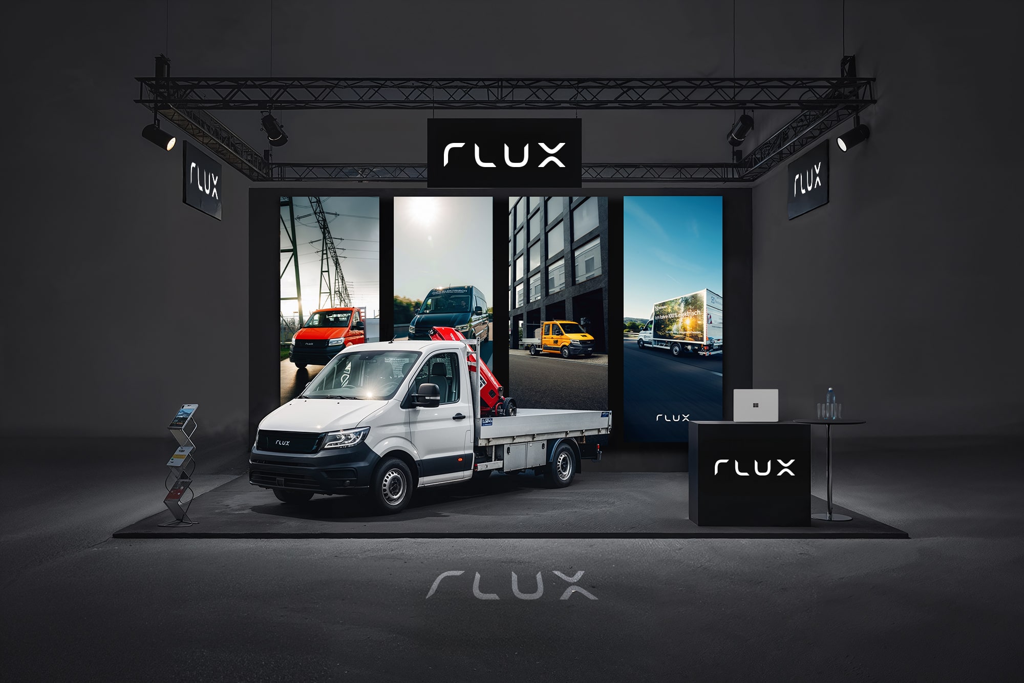 Flux an der Transport Messe