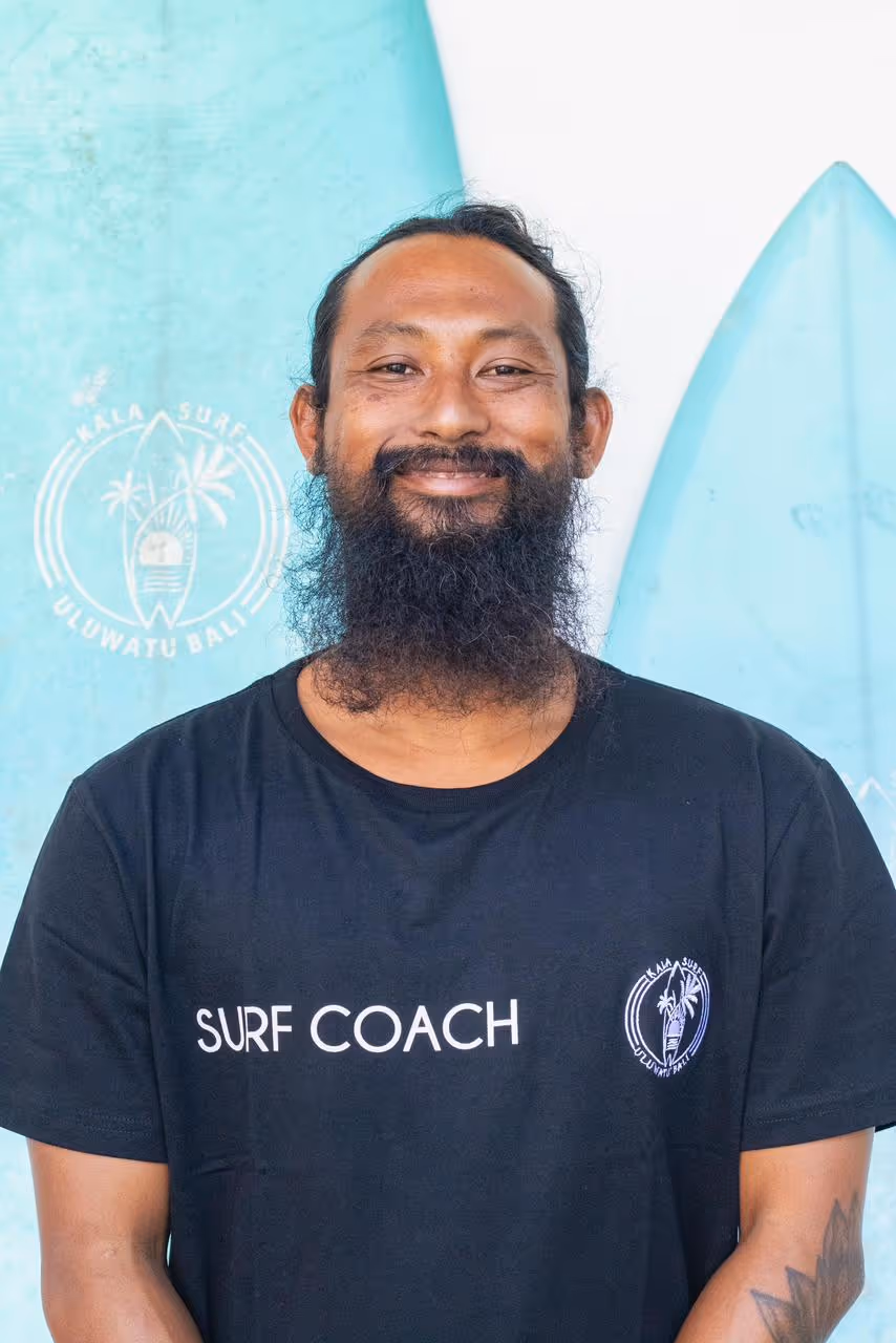 Boukit, Kala Surf Camp coach who has coached at Bingin for 15 years