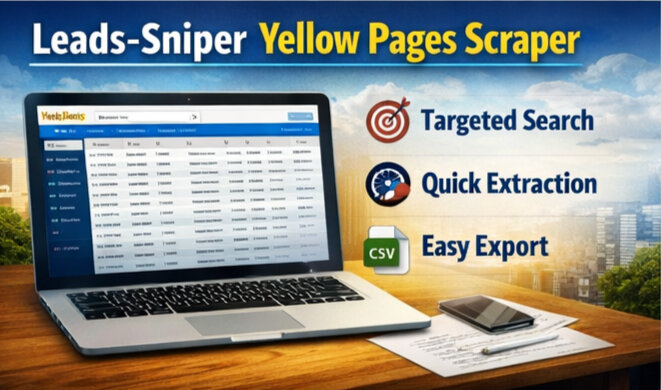 How to extract Yellow Pages data with Leads-Sniper