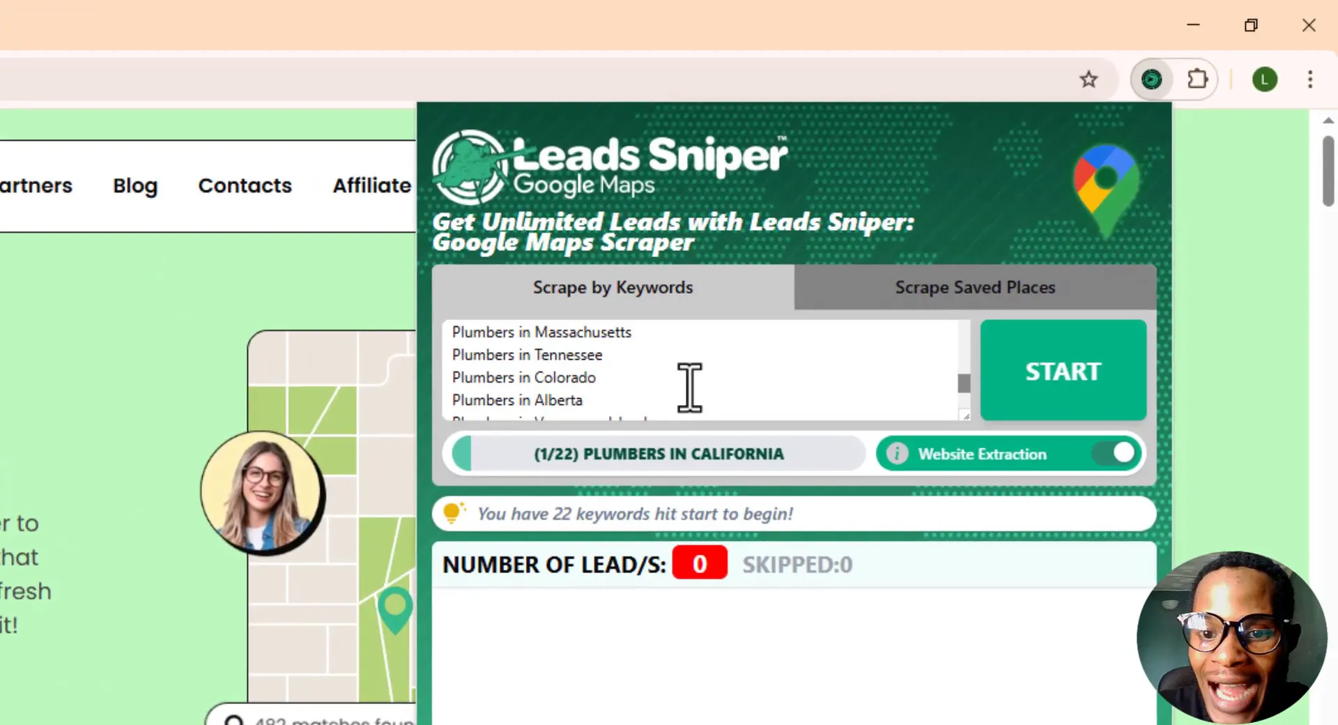 Workflow with leads sniper