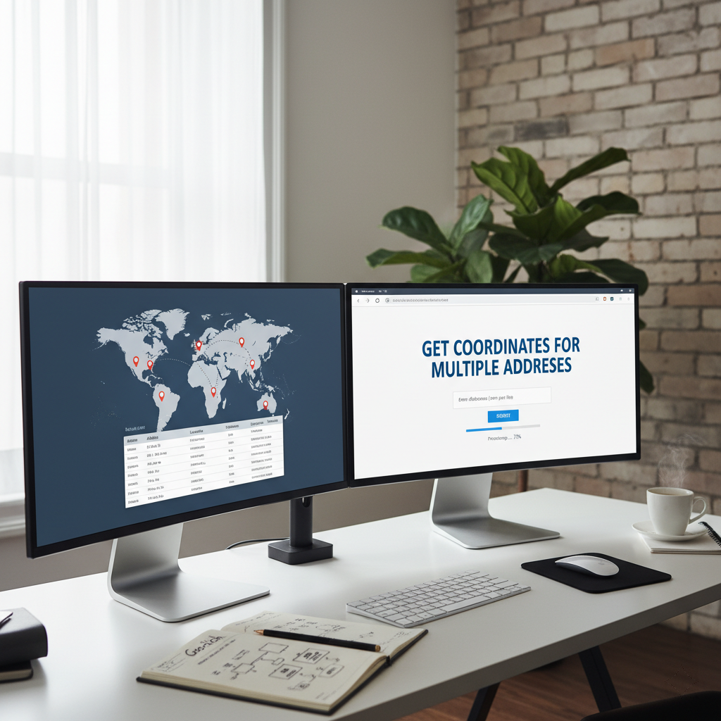 Get Coordinates for Multiple Addresses