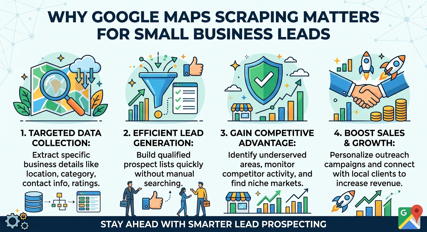 Why Google Maps Scraping Matters for Small Business Leads