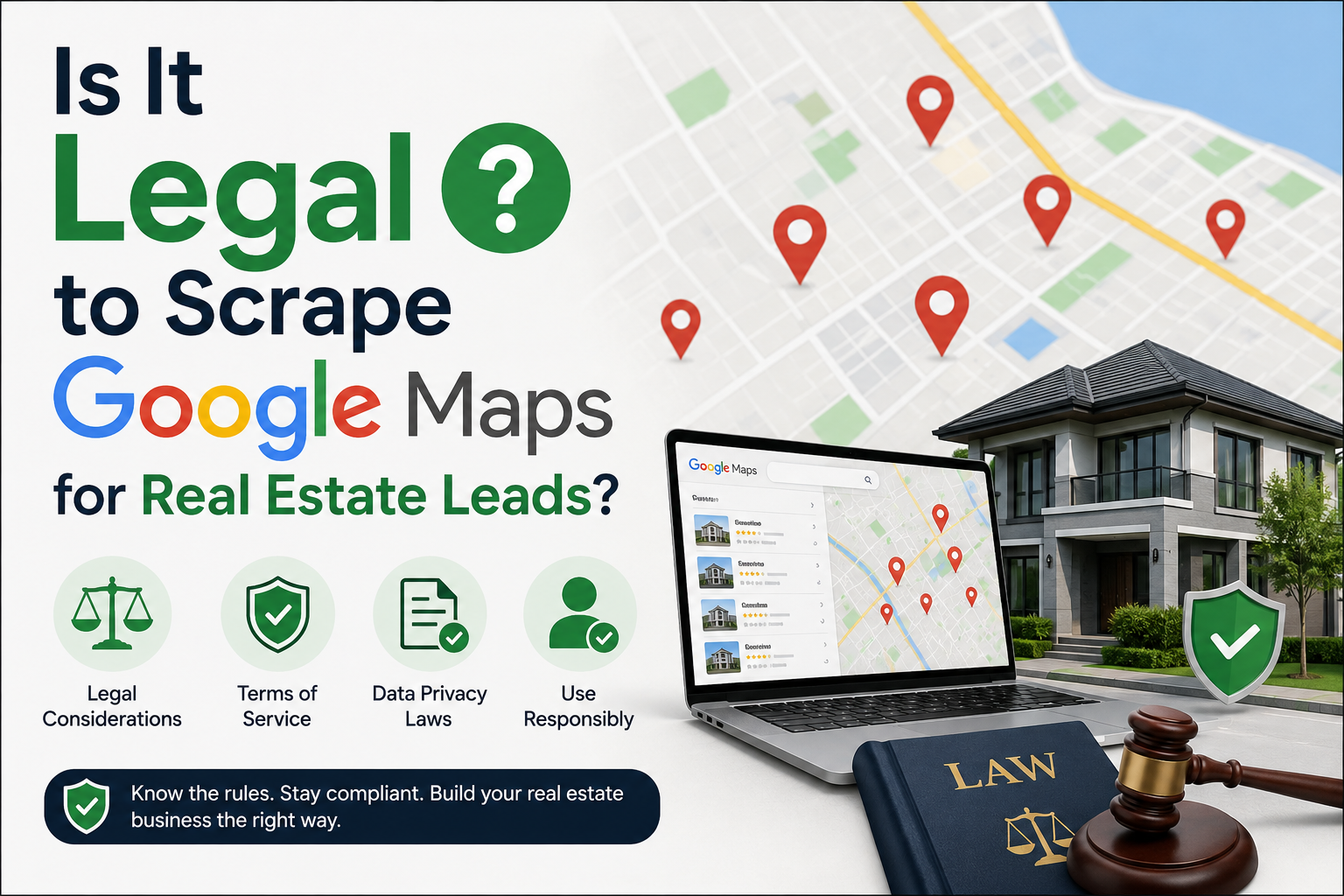 Is It Legal to Scrape Google Maps for Real Estate Leads?