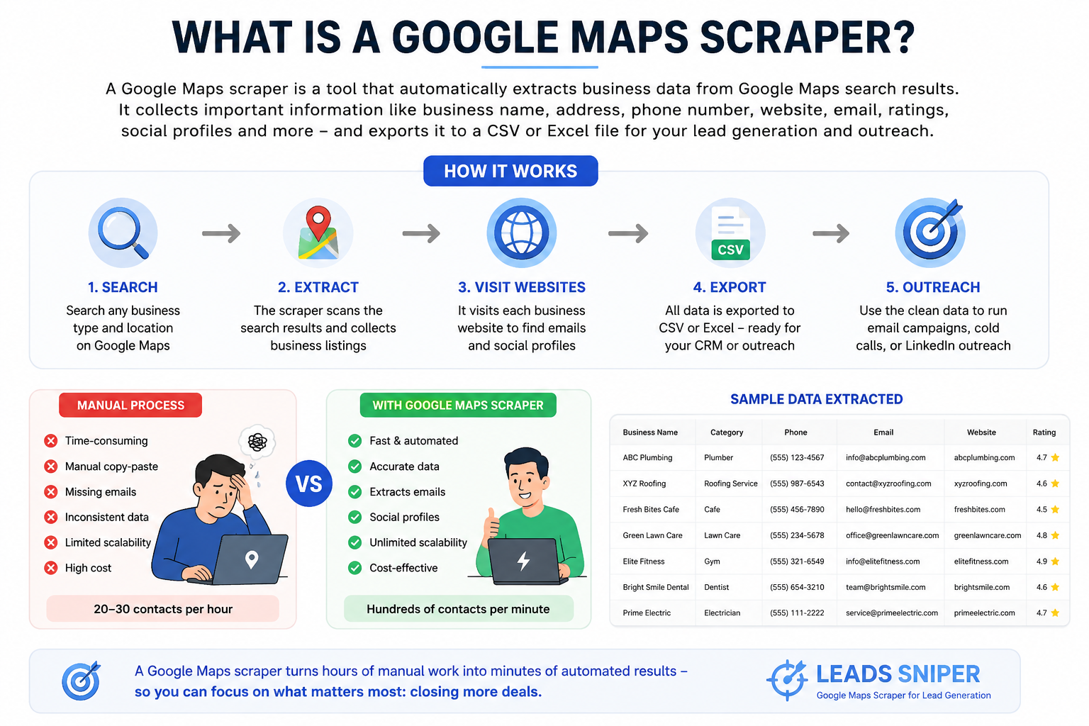 Google maps scraper