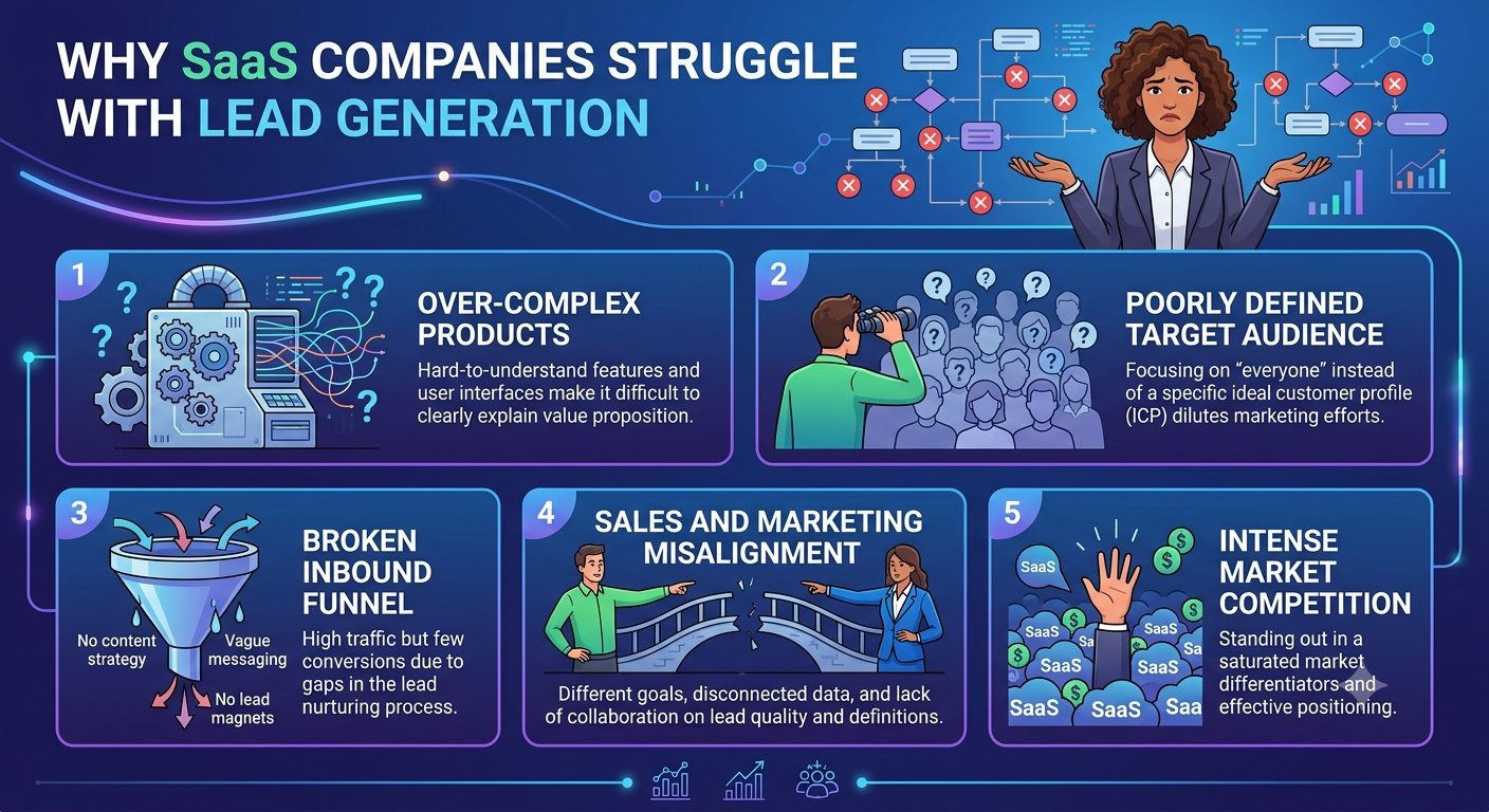 Why SaaS Companies Struggle with Lead Generation