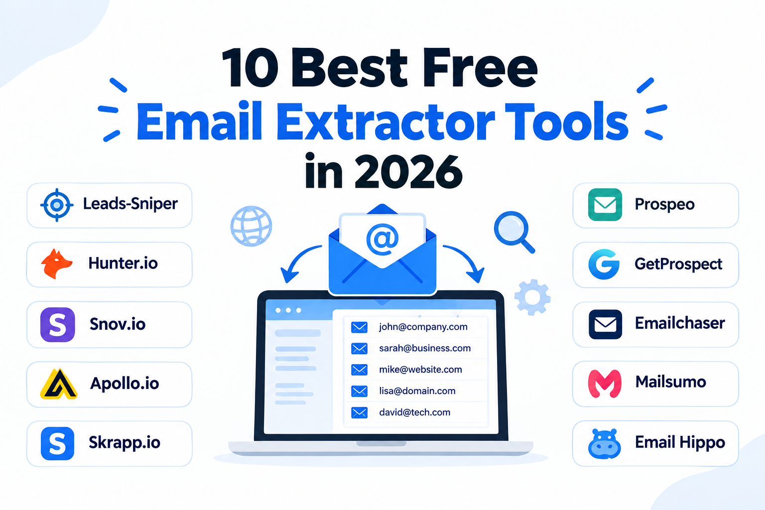 10 Best Free Email Extractor Tools in 2026
