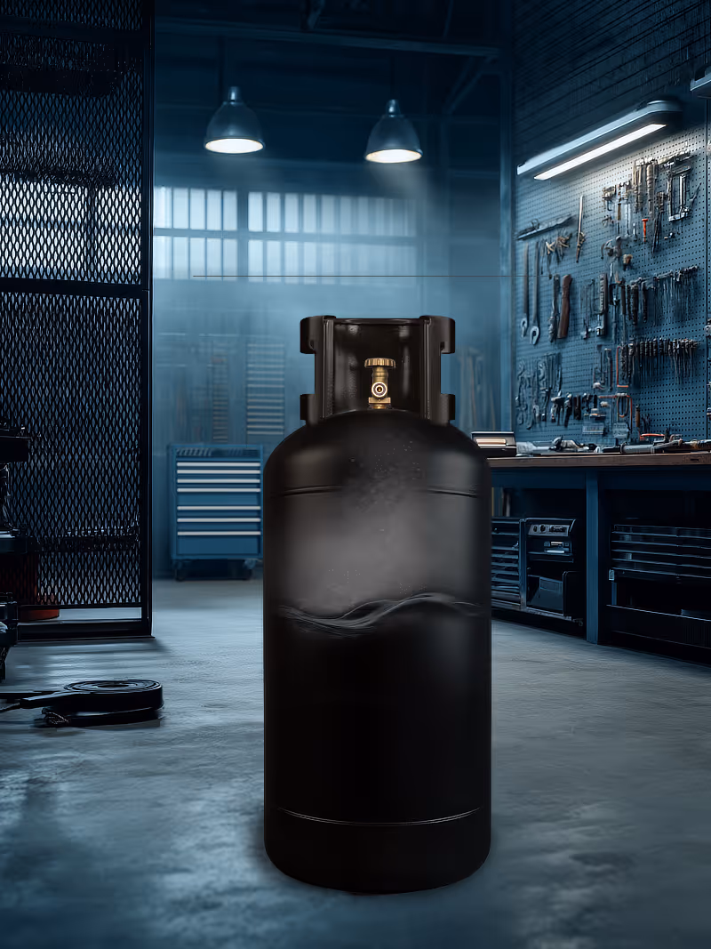 De verdamping van propangas