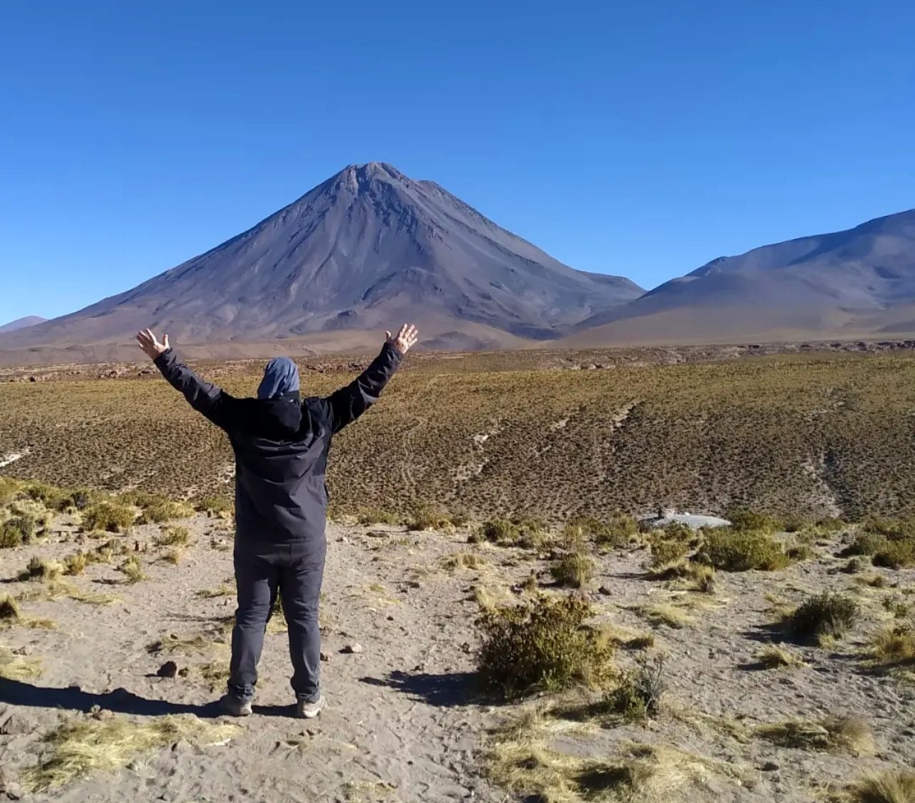 Gabriel dos Anjos no deserto do Atacama