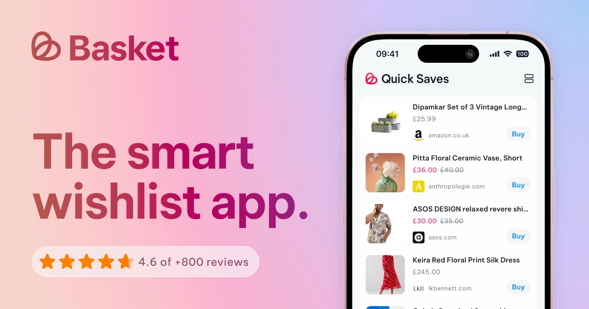 Basket – The smart wishlist app