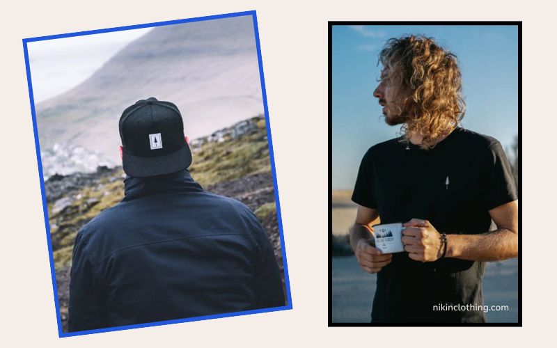Nikin hoodie with a clear brand identity