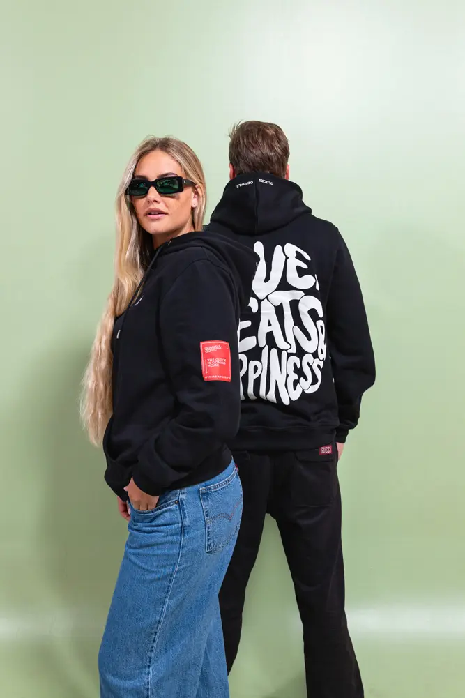 Merch with aspiration: hoodie design for the Glücksgefühle Festival 2025