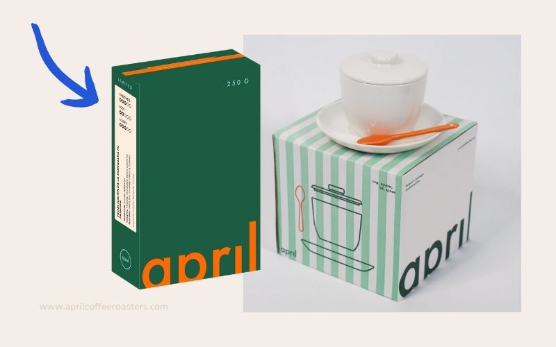 April Coffee Roasters Verpackungsdesign