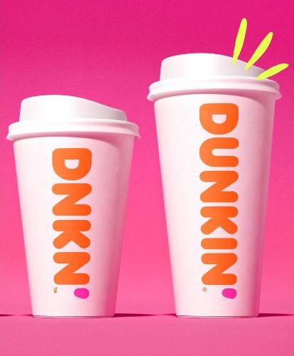 Dunkin' logo after the rebranding