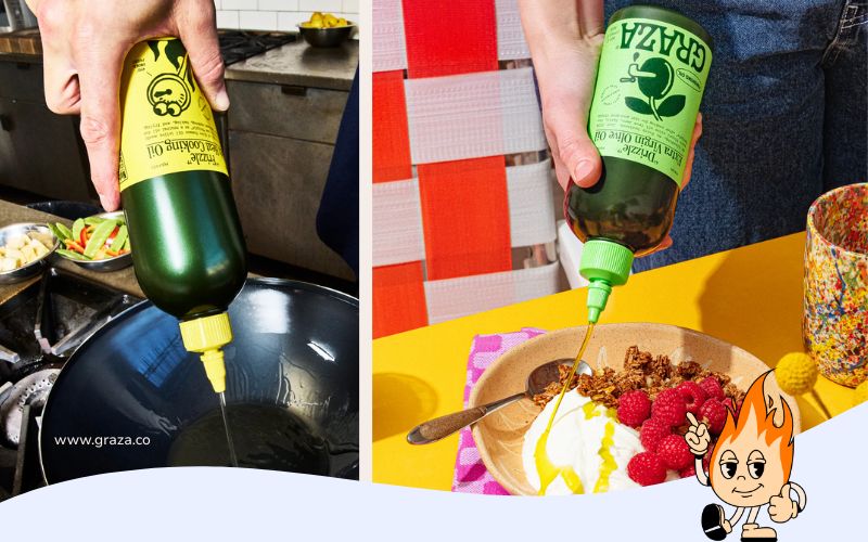 Before and after example of professional branding and packaging design