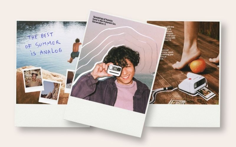Polaroid Billboard Kampagne The Best of Summer Is Analog