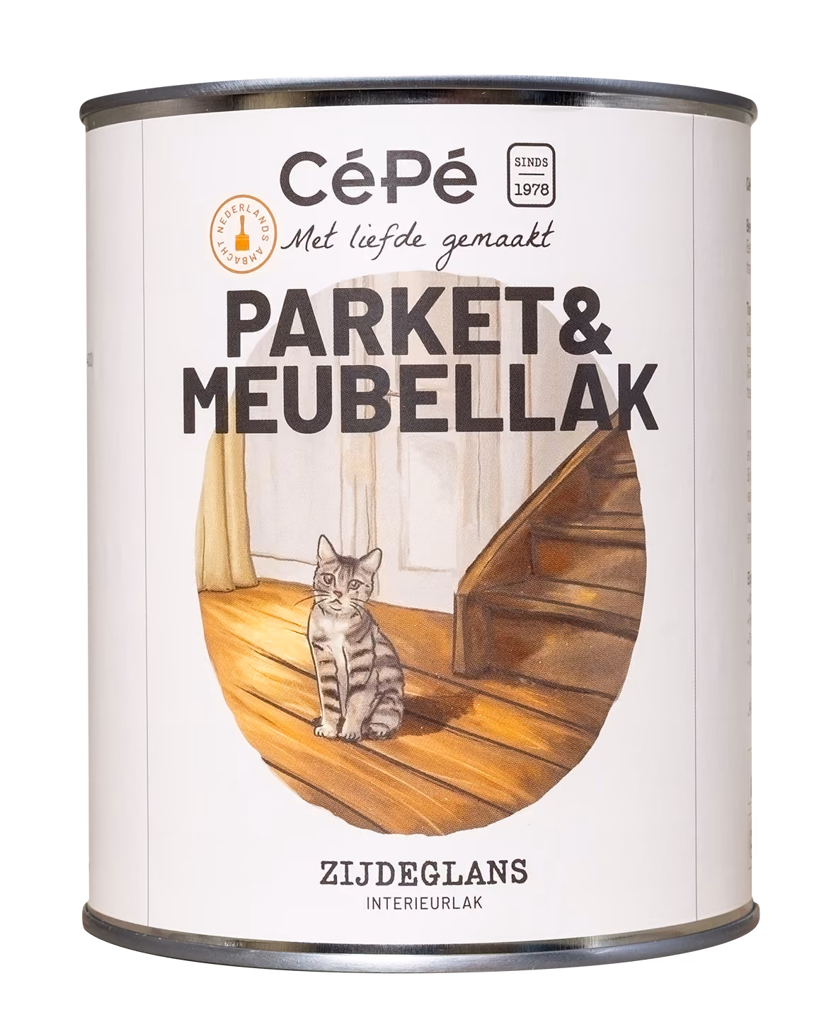 CéPé Transparante Lak Zijdeglans – blik 1 liter