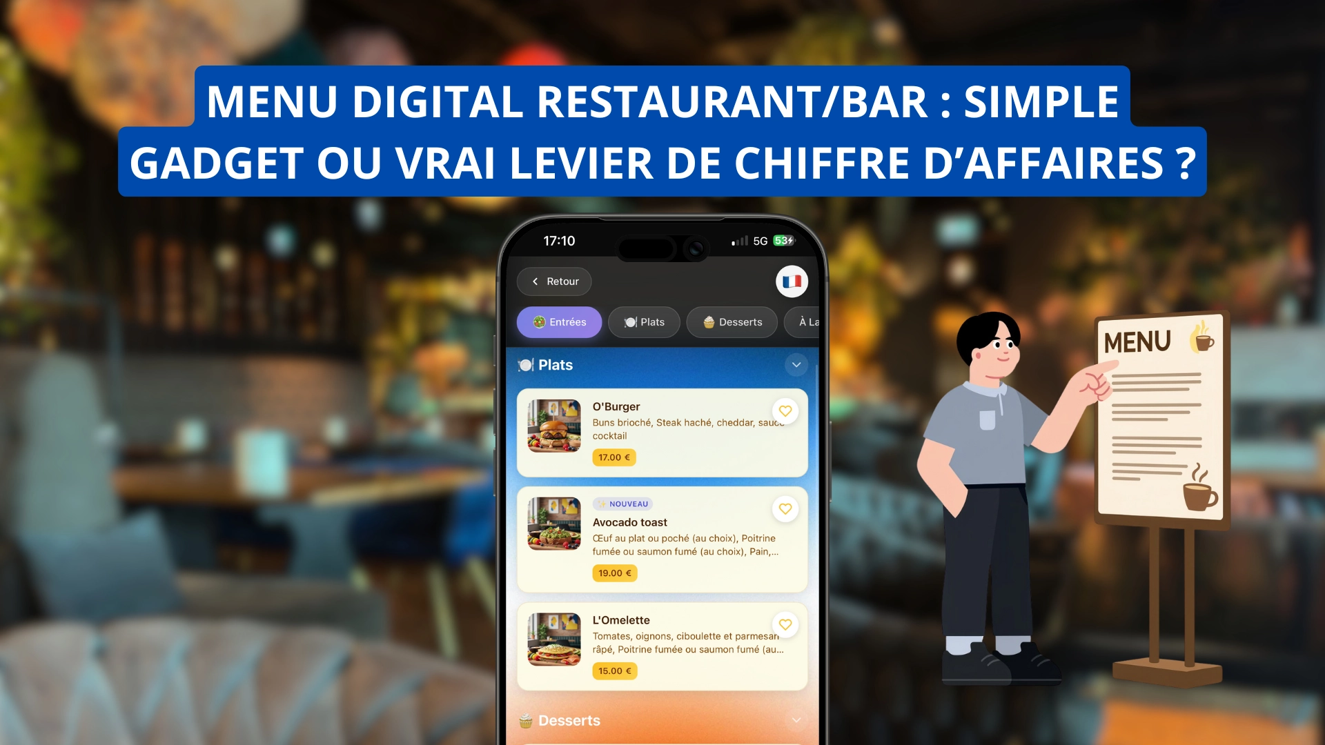 Menu digital : simple gadget ou vrai levier de chiffre d’affaires ?