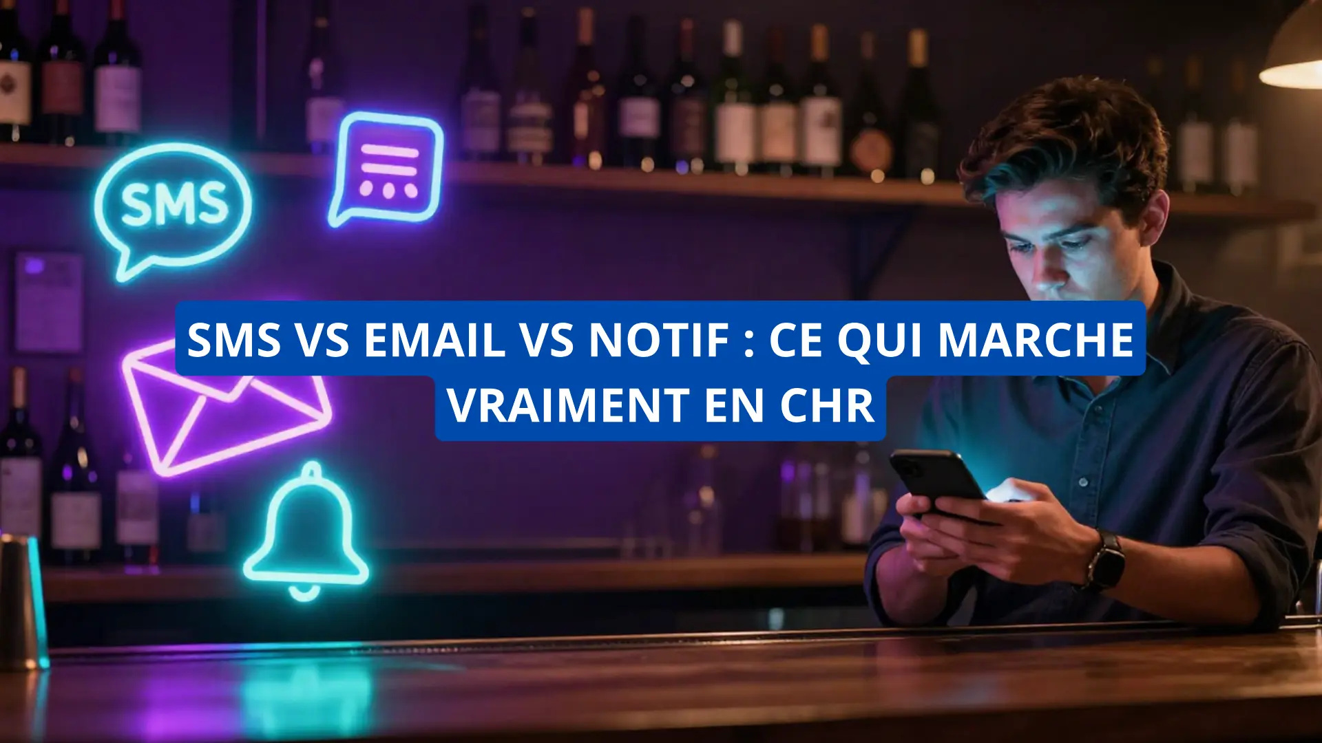 SMS vs email vs notif : ce qui marche vraiment en CHR