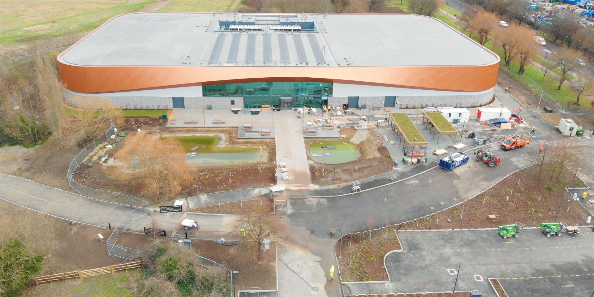 Lee Valley Ice Centre public leisure building, east London