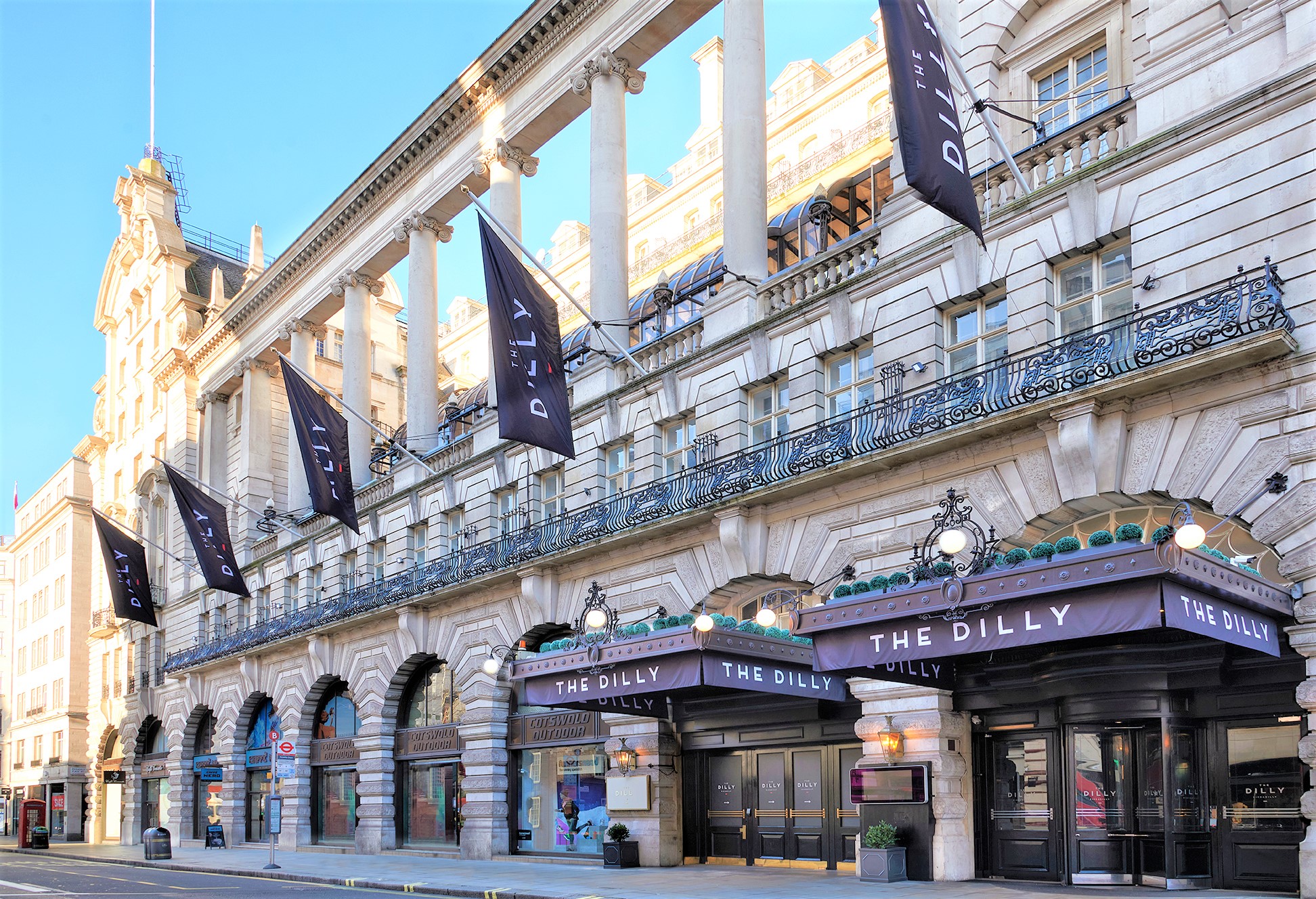 The Dilly Hotel Piccadilly exterior, London