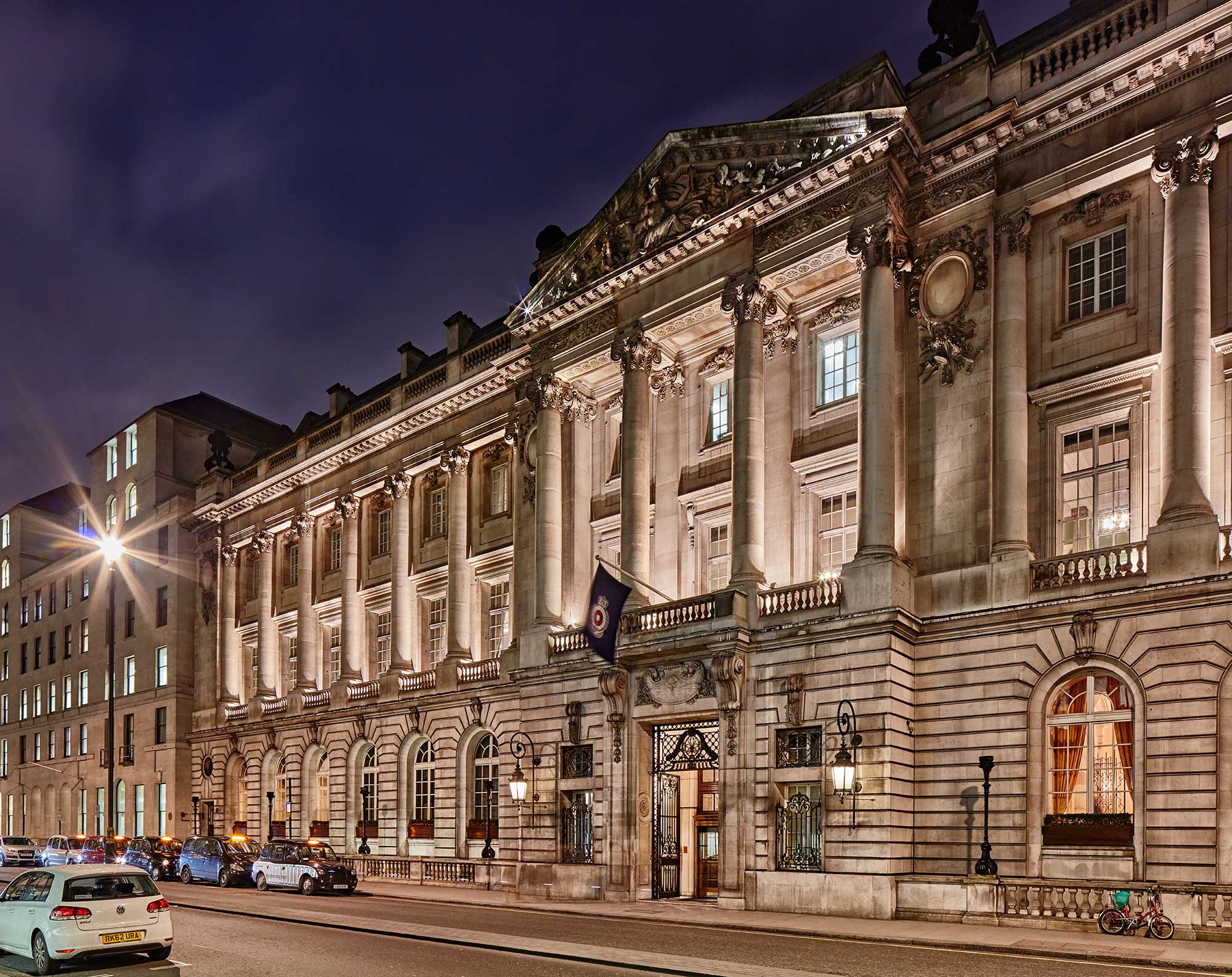 RAC Club Pall Mall clubhouse exterior, London