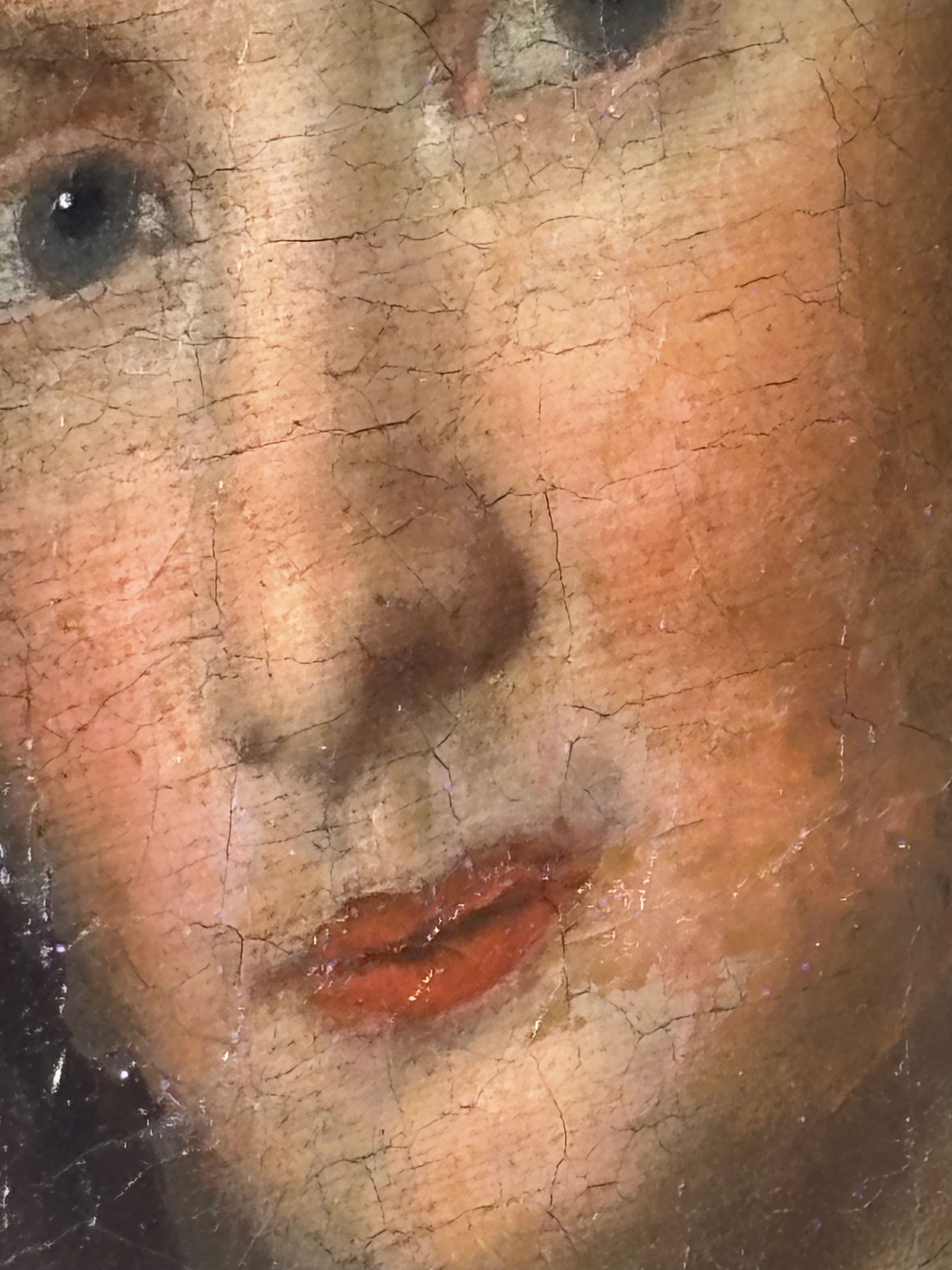 Portrait de femme à la parure de bijoux, Ecole allemande probable, XVIIIe siècle