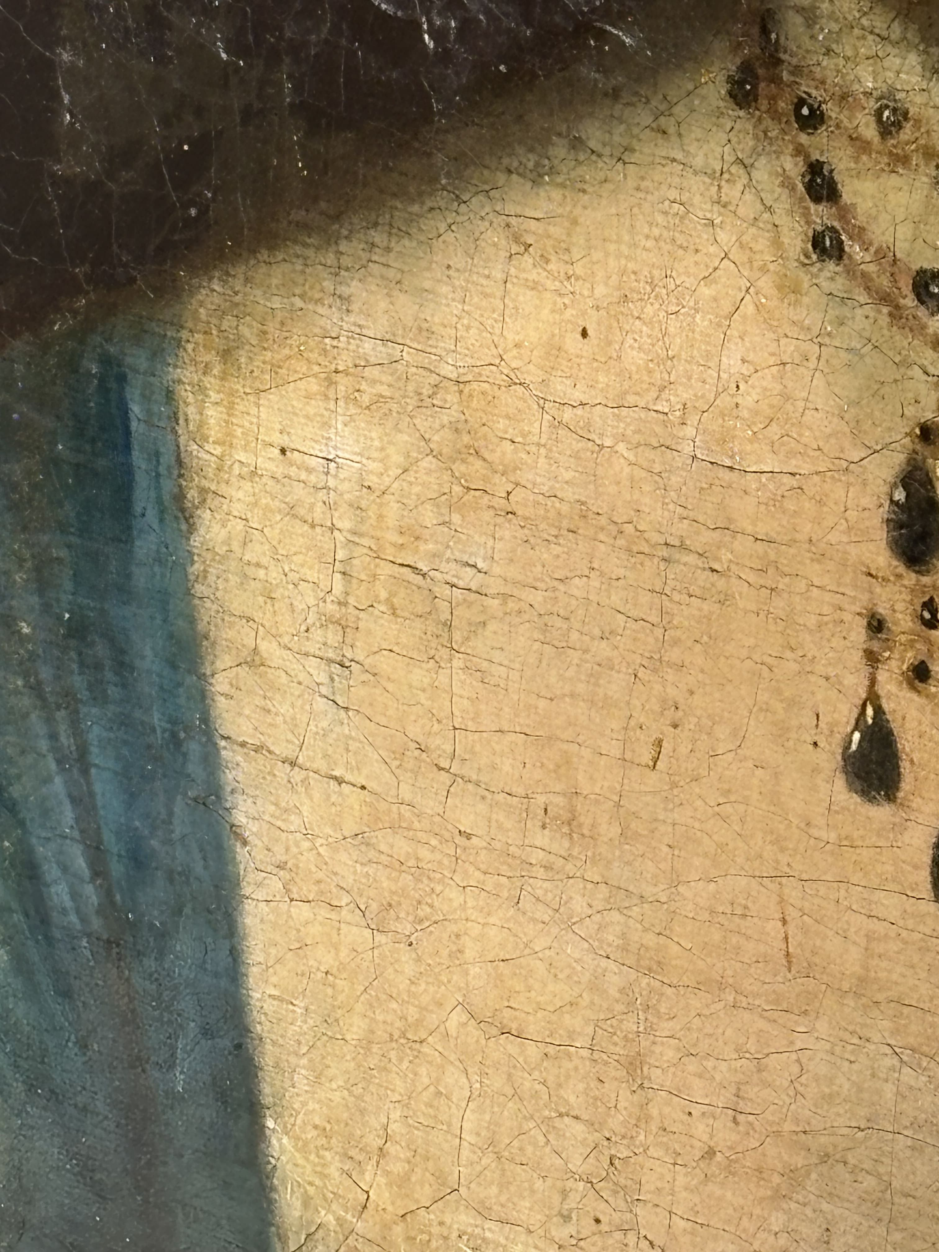 Portrait de femme à la parure de bijoux, Ecole allemande probable, XVIIIe siècle