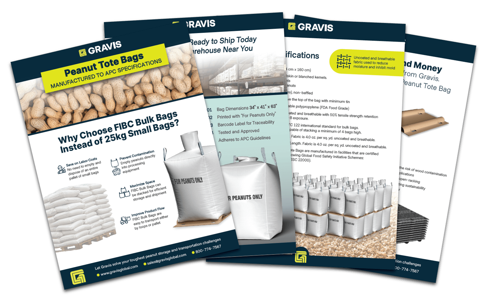 Gravis Packaging Gravis APC Peanut Tote Bags