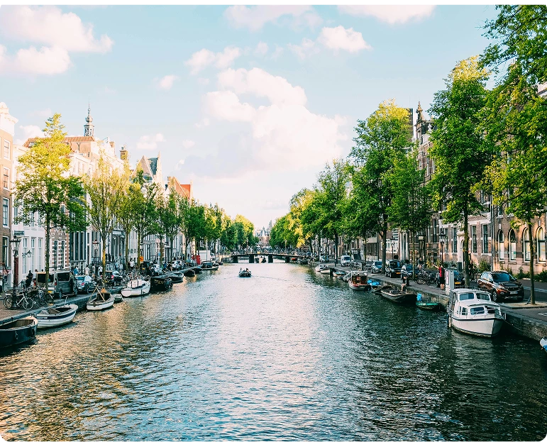 Photograph of Canals in Amsterdam