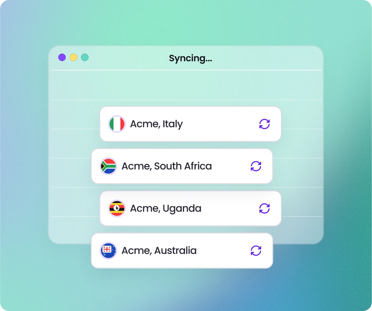 product shot of payroll data synced to payroll reporting dashboard
