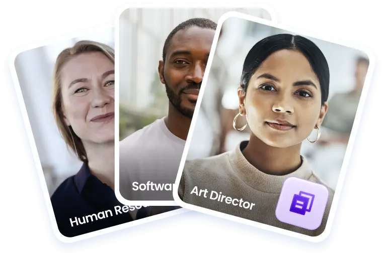 Collage of the different description templates