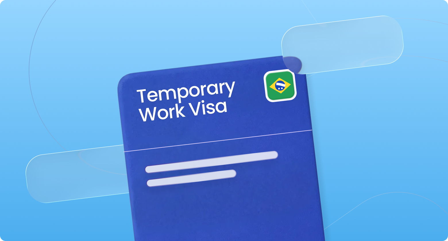Graphic showing the Temporary Work Visa (VITEM V)