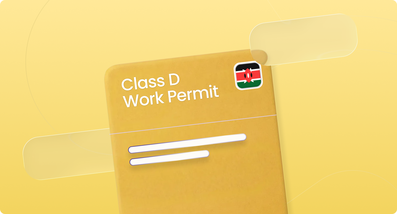 Graphic showing the Class D Work Permit