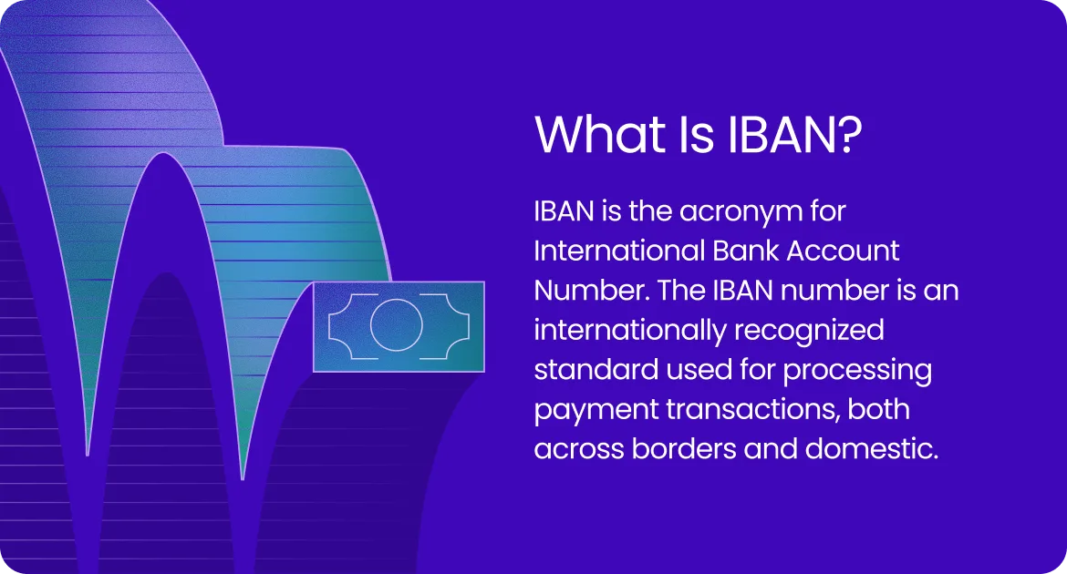 IBAN is an internationally recognized standard used for processing payment transactions.