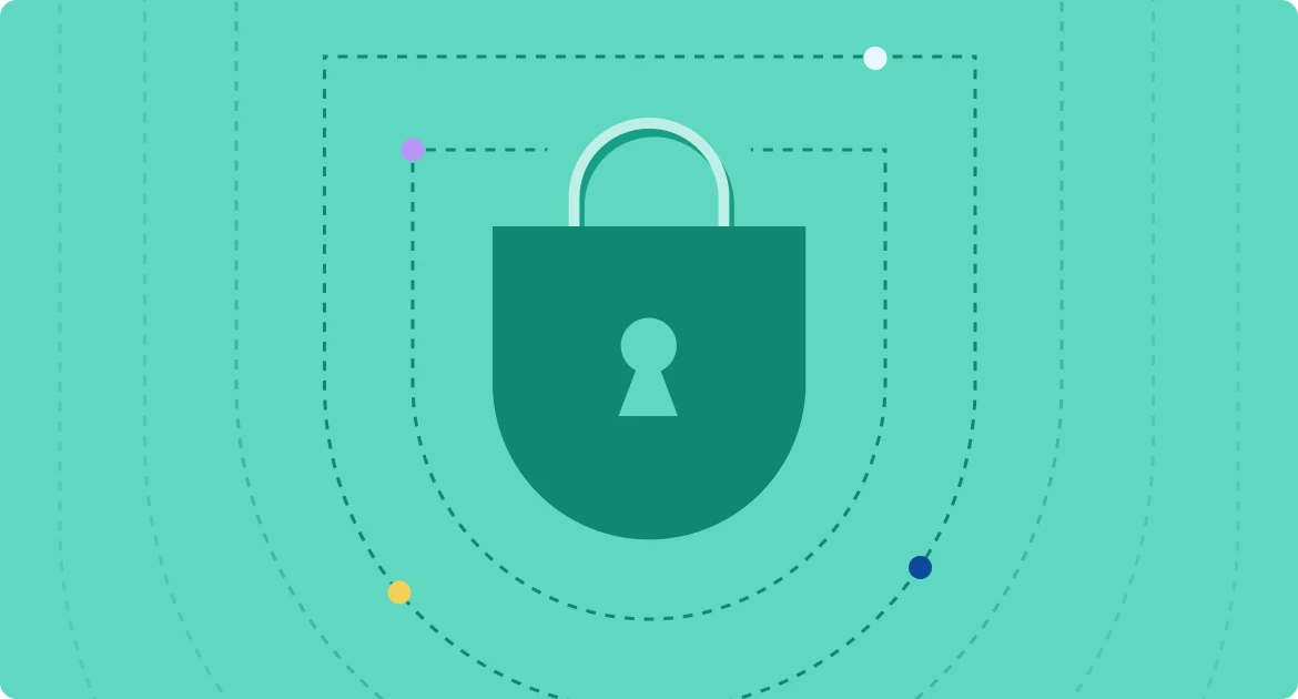 A graphic showing a lock to symbolize EOR compliance.