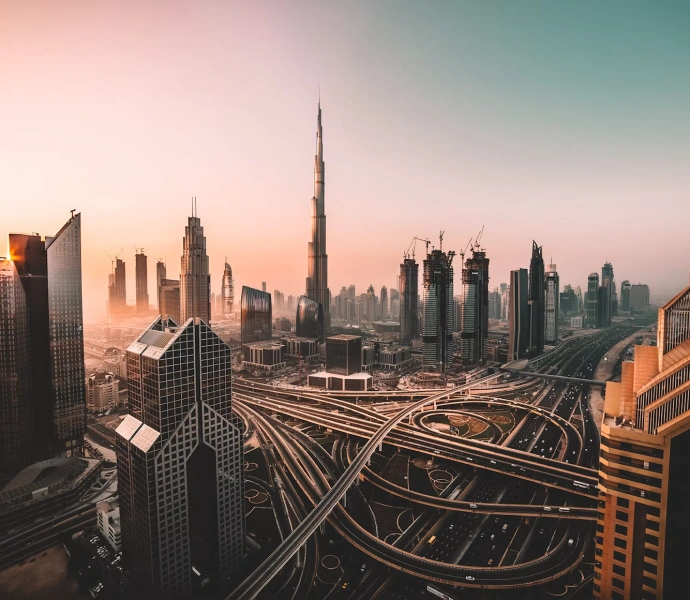 Iconic landmark in The United Arab Emirates