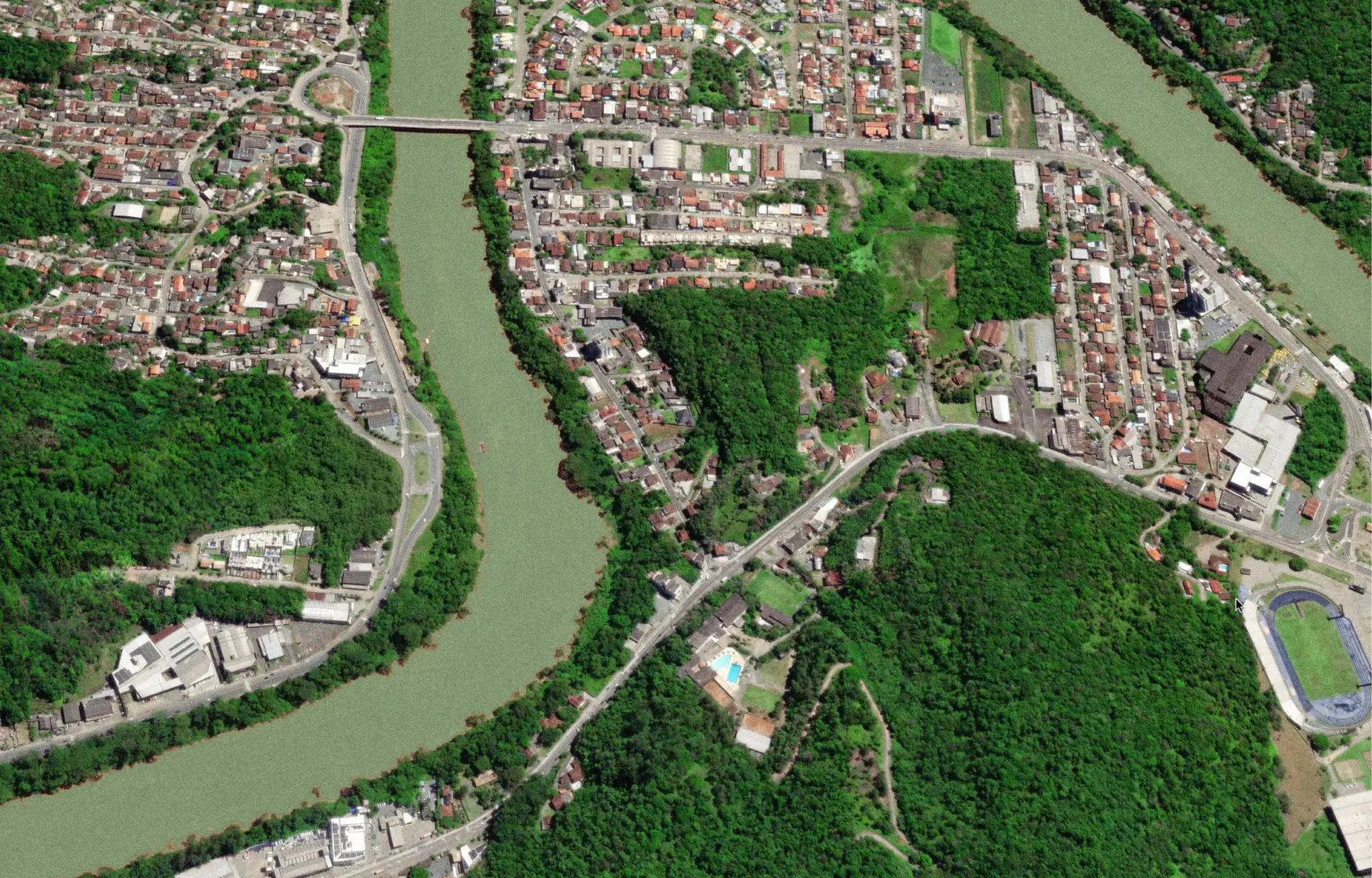 Mapa de blumenau