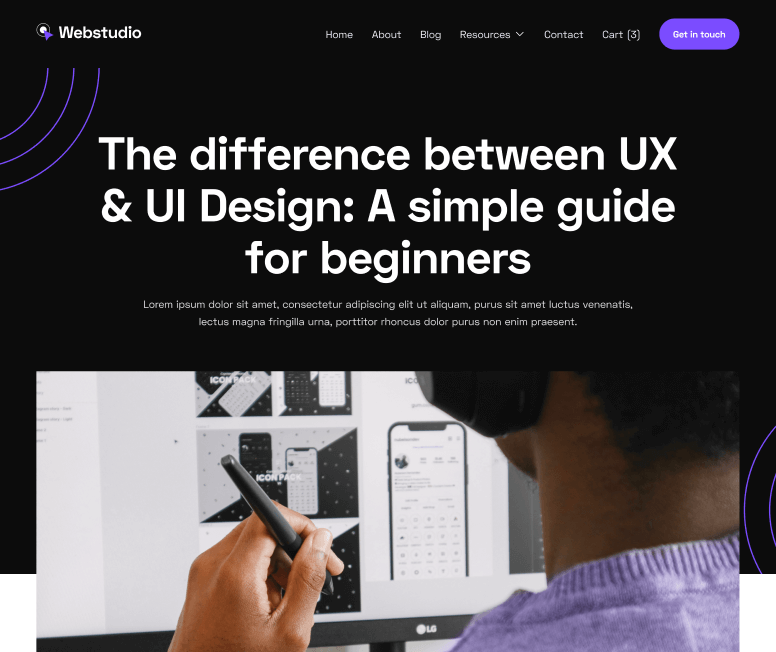 Webstudio X - Blog Post - Home Page - Web Design Agency Webflow Template