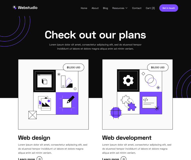 Webstudio X - Packages - Home Page - Web Design Agency Webflow Template