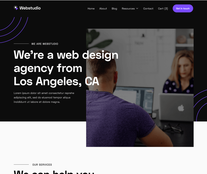 Webstudio X - Home - Home Page - Web Design Agency Webflow Template
