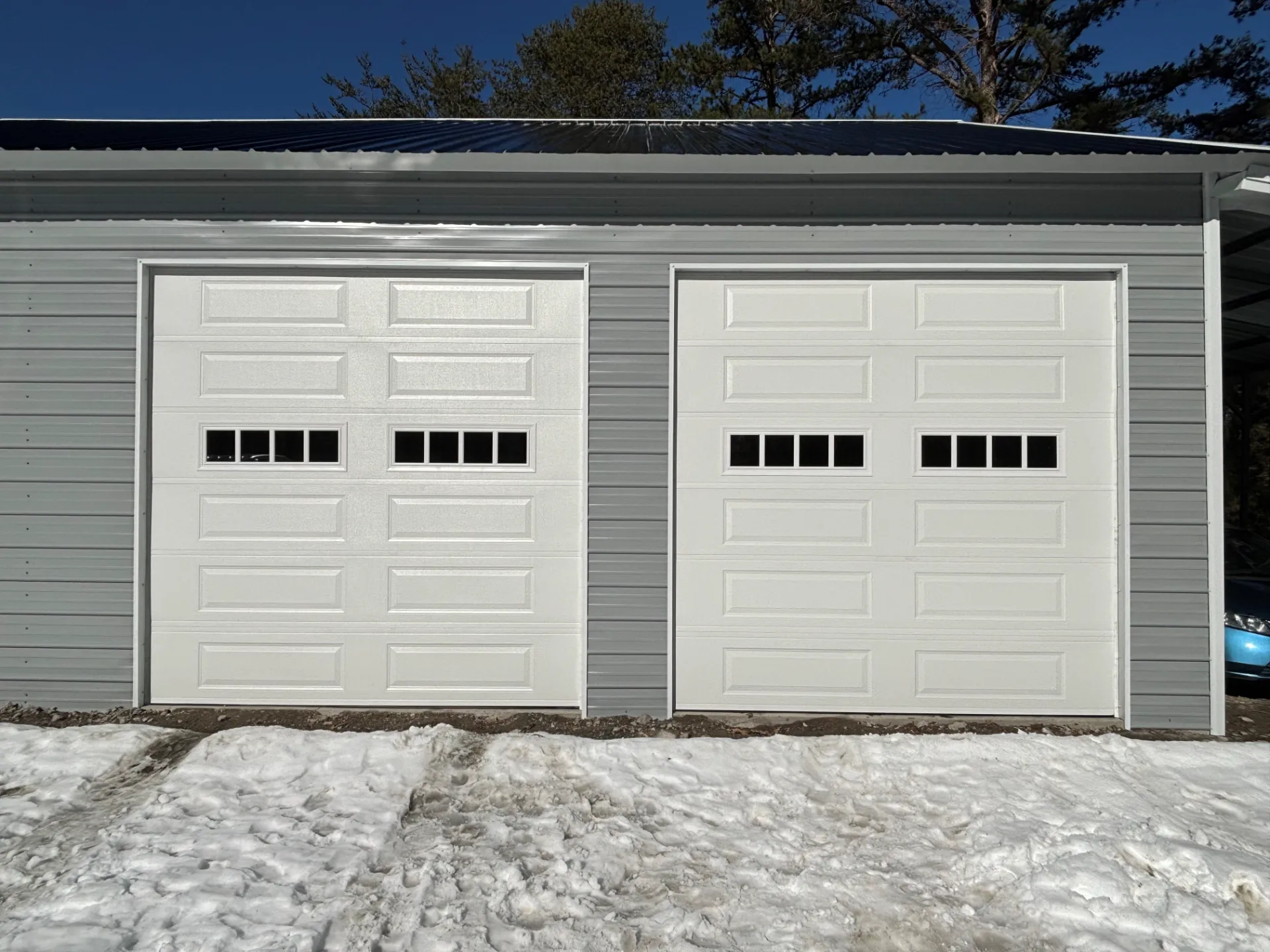 White Residential Garage Doors