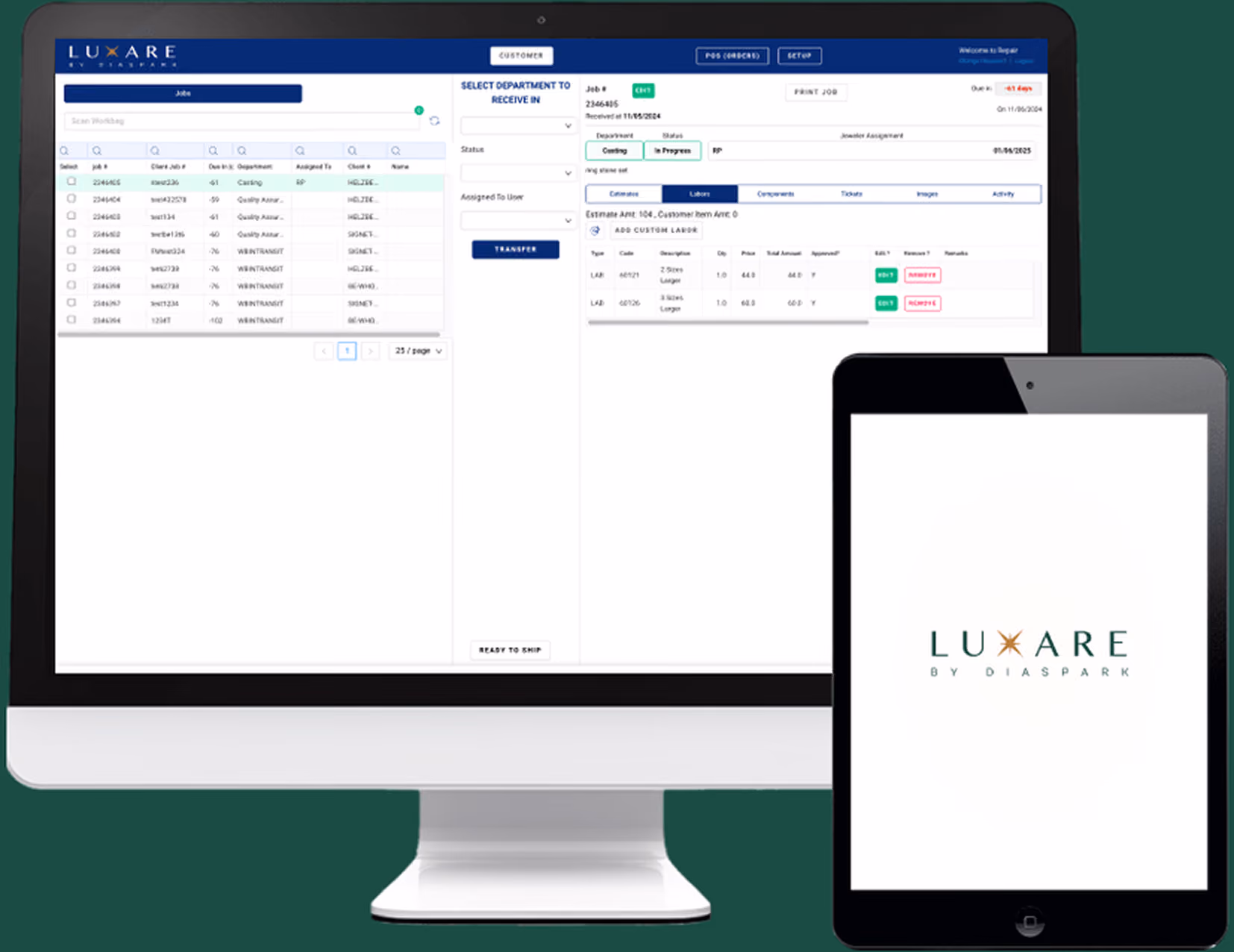 Jewelry software for streamlining operations