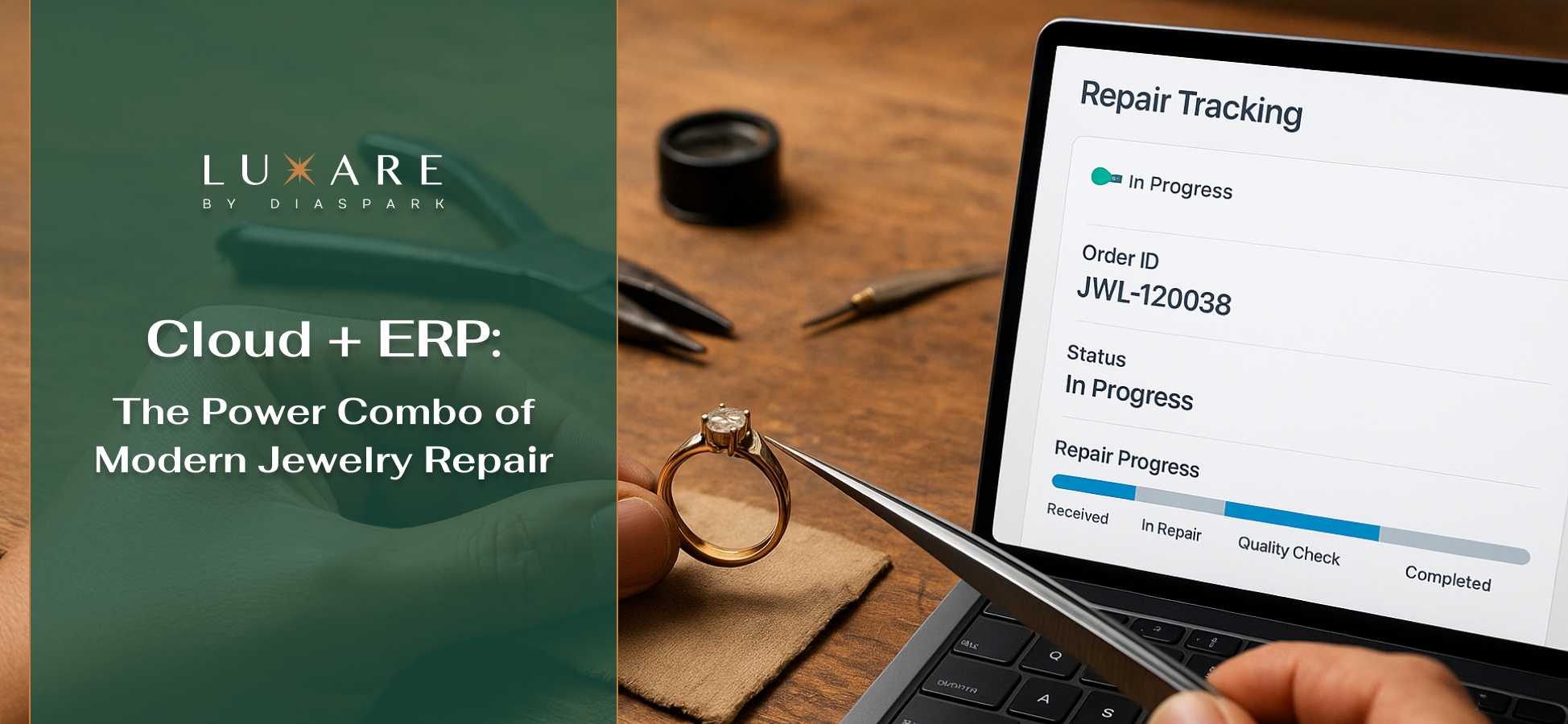 Jewelry and watch repair tracking