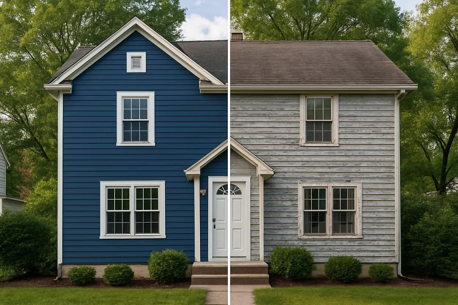 Exterior paint on home 