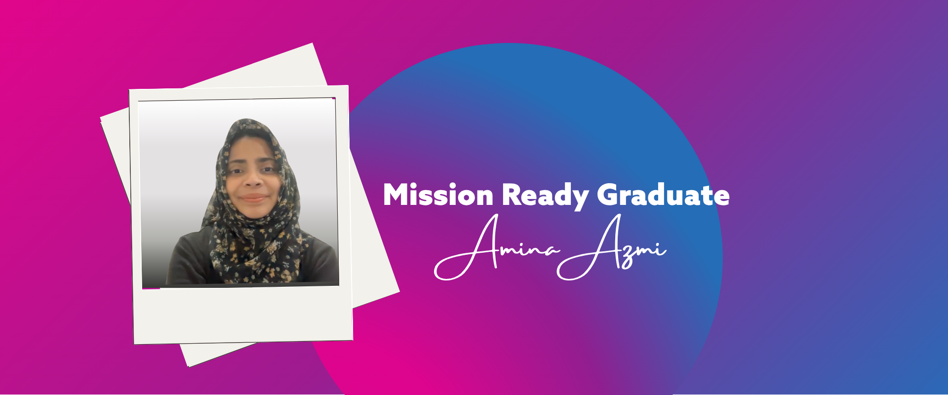 Amina: from the food testing lab to tech analyst