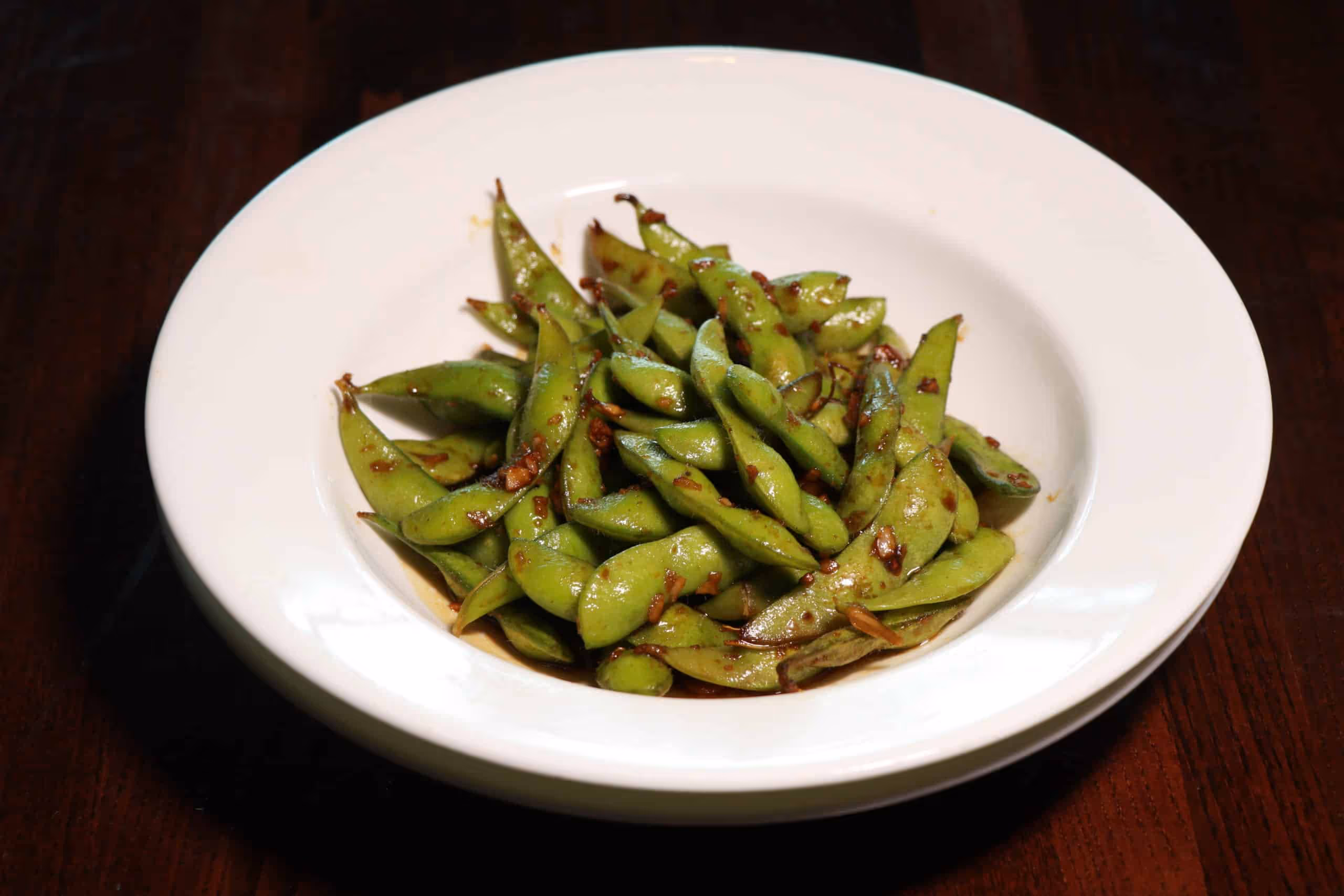Garlic Edamame
