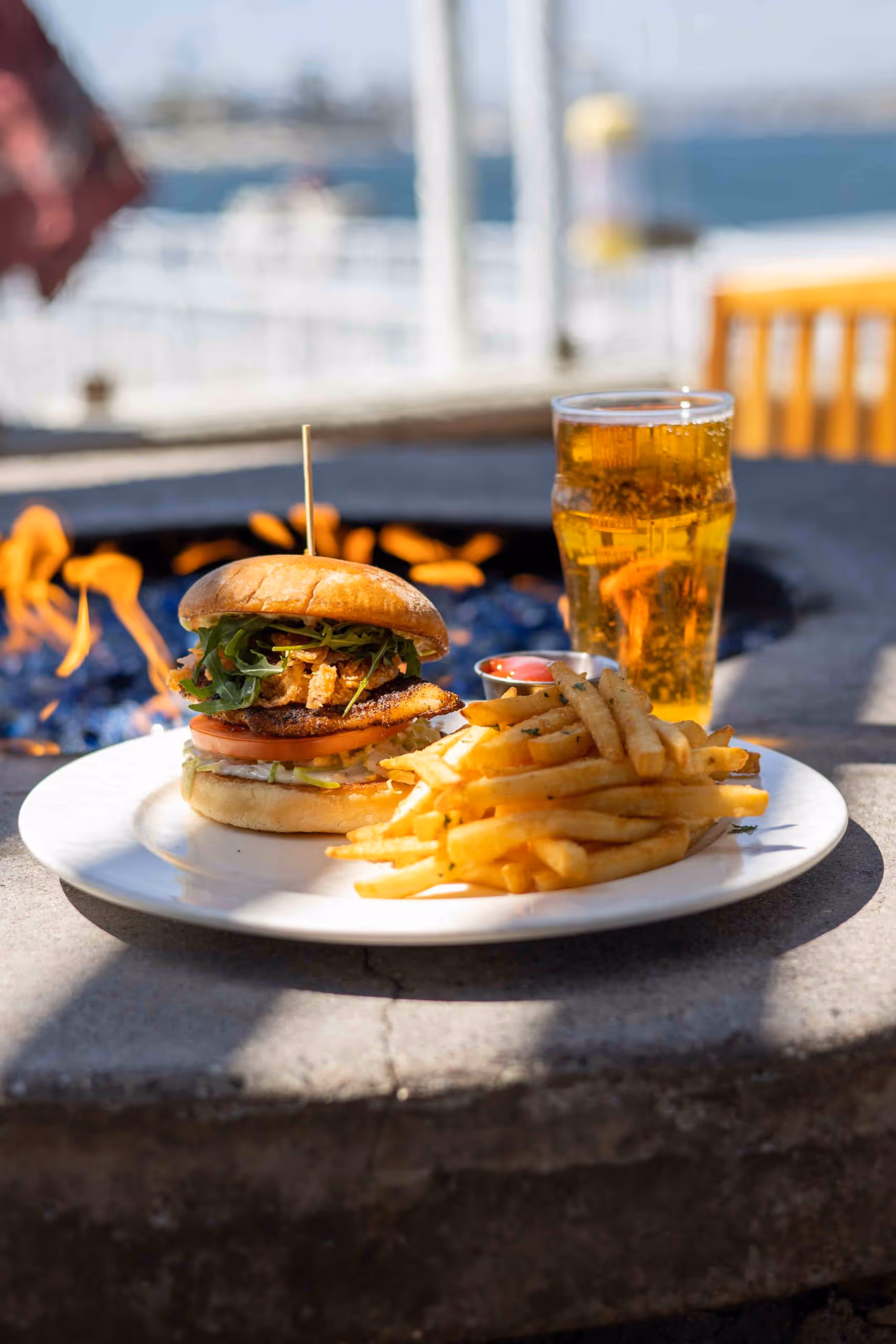 Blackened Halibut Sandwich