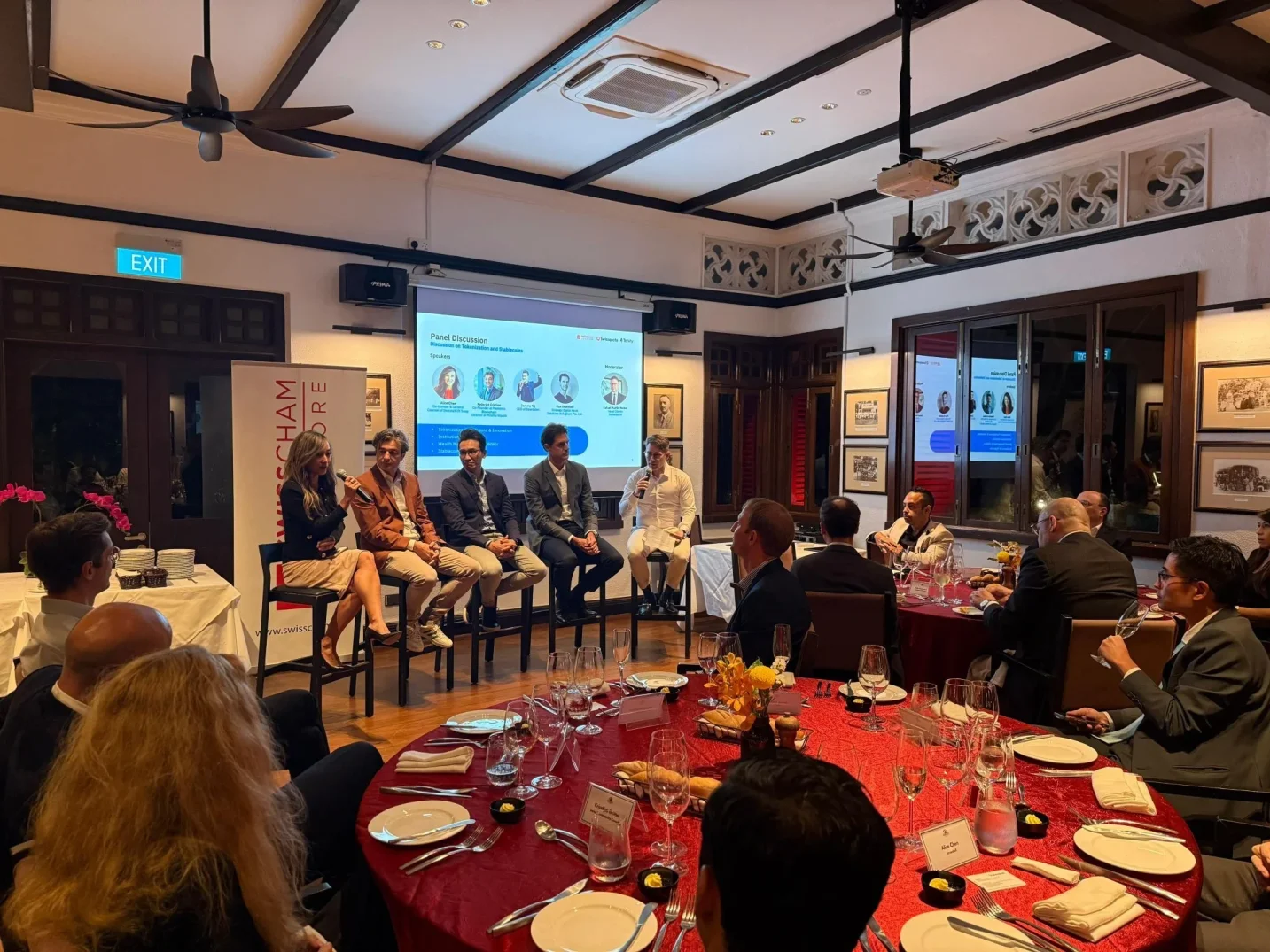 InvestaX COO spoke at a stablecoin panel